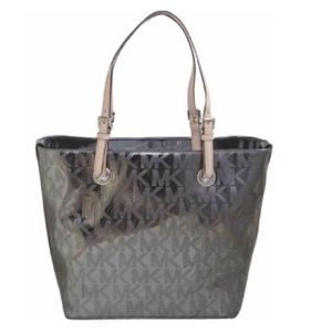 Michael Kors large metallic tote